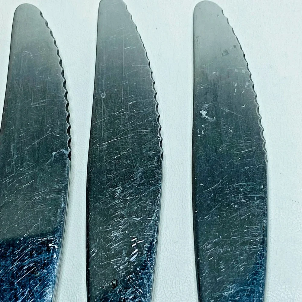 Continental Airlines by Oneida CACACACA Stainless Flatware VTG Forks‎ Knives